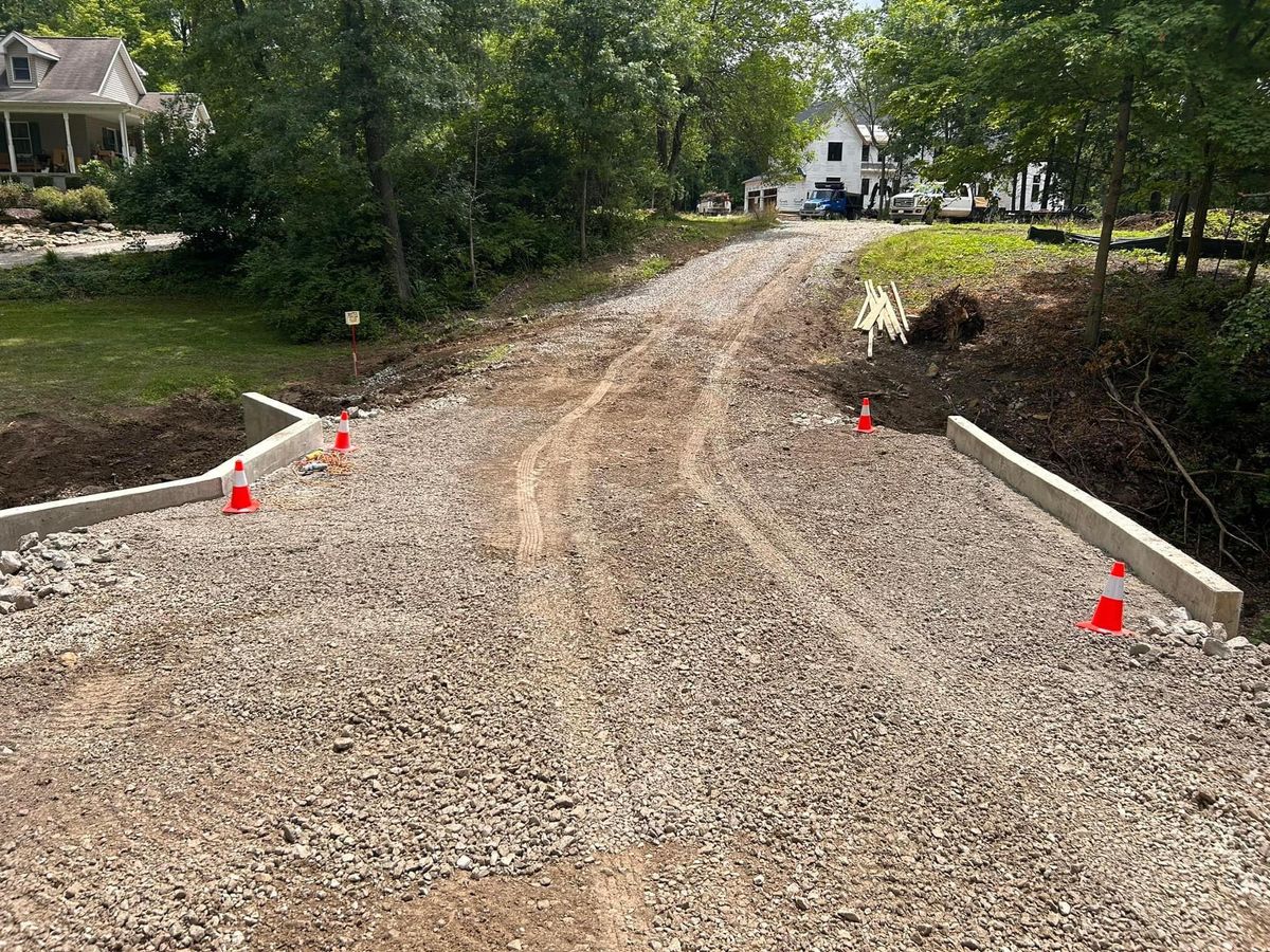 Stone Driveway Installation for Solid Rock Concrete & Landwork in Galion, OH