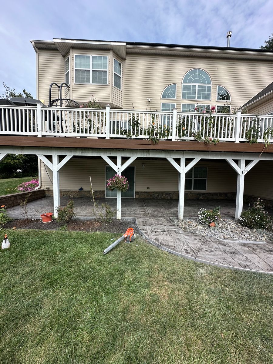 Patio Design & Installation for GV Concrete LLC in Cherry Hill Township, NJ