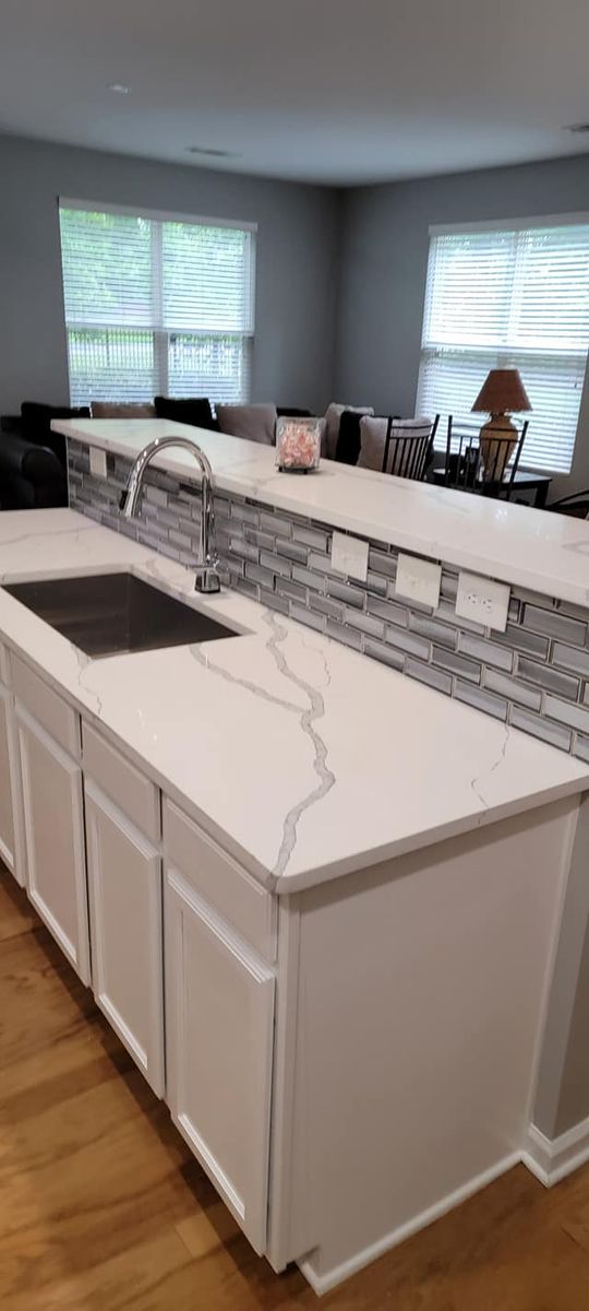 Kitchen Backsplash Tiling for Precision Enterprise Construction LLC in Loganville, GA
