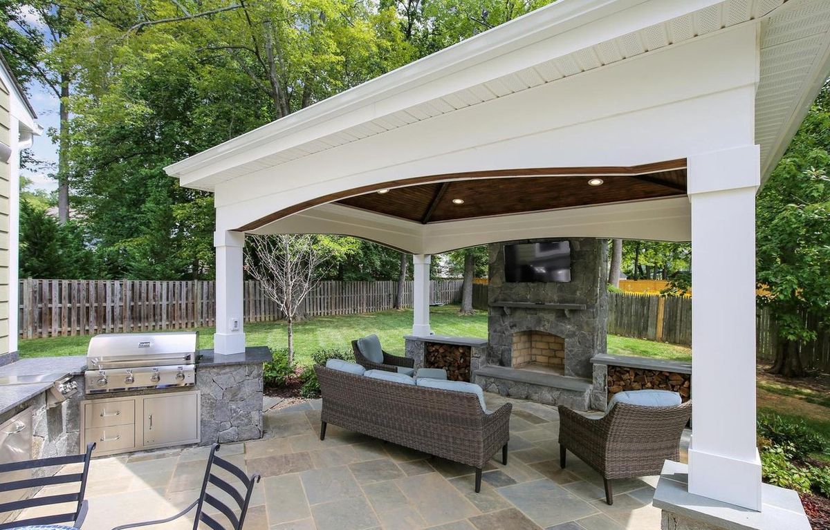 Outdoor Fireplaces for M&M Professional Landscaping in Sterling, VA