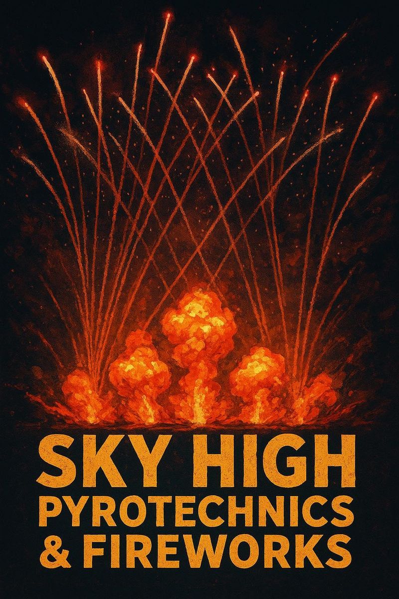 Wedding fireworks display company and firework shows serving your area near me, Georgia, Florida, South Carolina, Delaware, and West Virginia for Sky High Pyrotechnics & Fireworks Serving South Carolina, Georgia and Delaware. Wedding fireworks display company, Fourth of July fireworks display, gender reveal fireworks display, near me, Myrtle Beach Charleston Horry County Georgetown County. in Horry County, SC