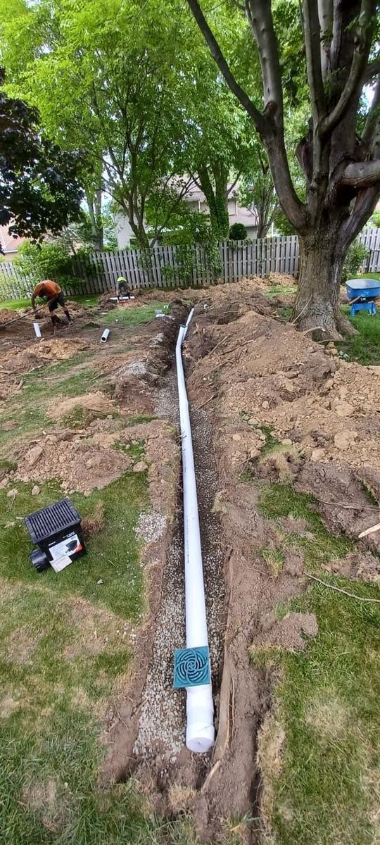 French Drains and Drainage Systems for Hauser's Complete Care INC in Depew, NY