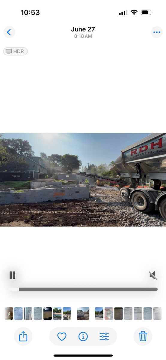 Road Striping for RDH Contracting in Goodlettsville, TN