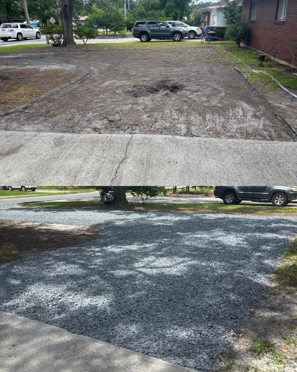 Driveway Design & Build for White Sands Landscaping in Myrtle Beach, SC