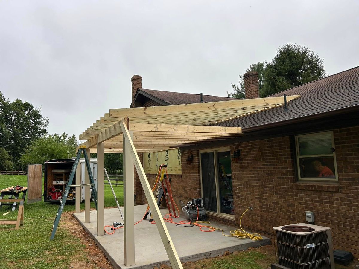 Deck & Patio Installation for E&H Contracting in Staunton, VA