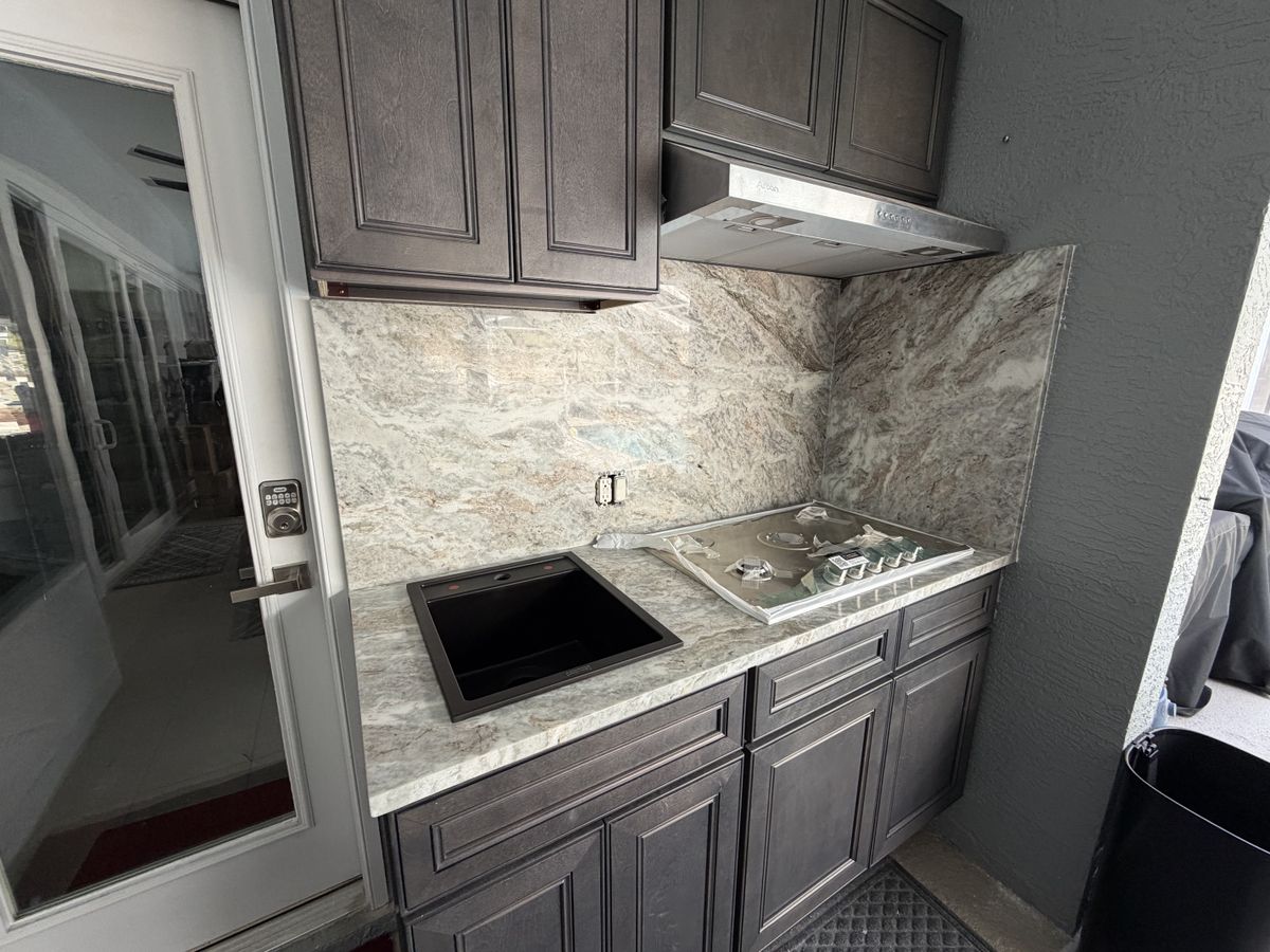 Natural Stone Countertop Installation for Supreme Stone in Ocala, FL