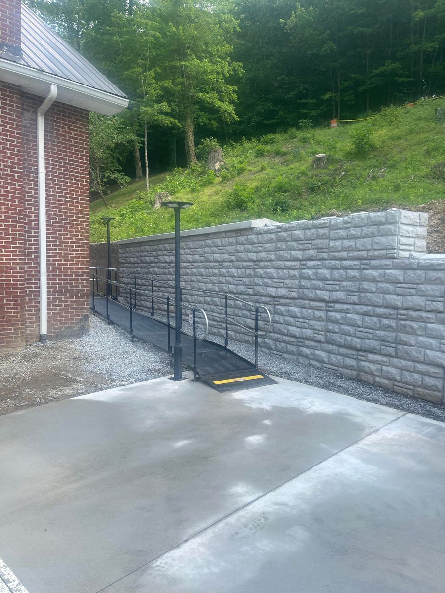 Retaining Walls for Walker Excavation in Tazewell, TN