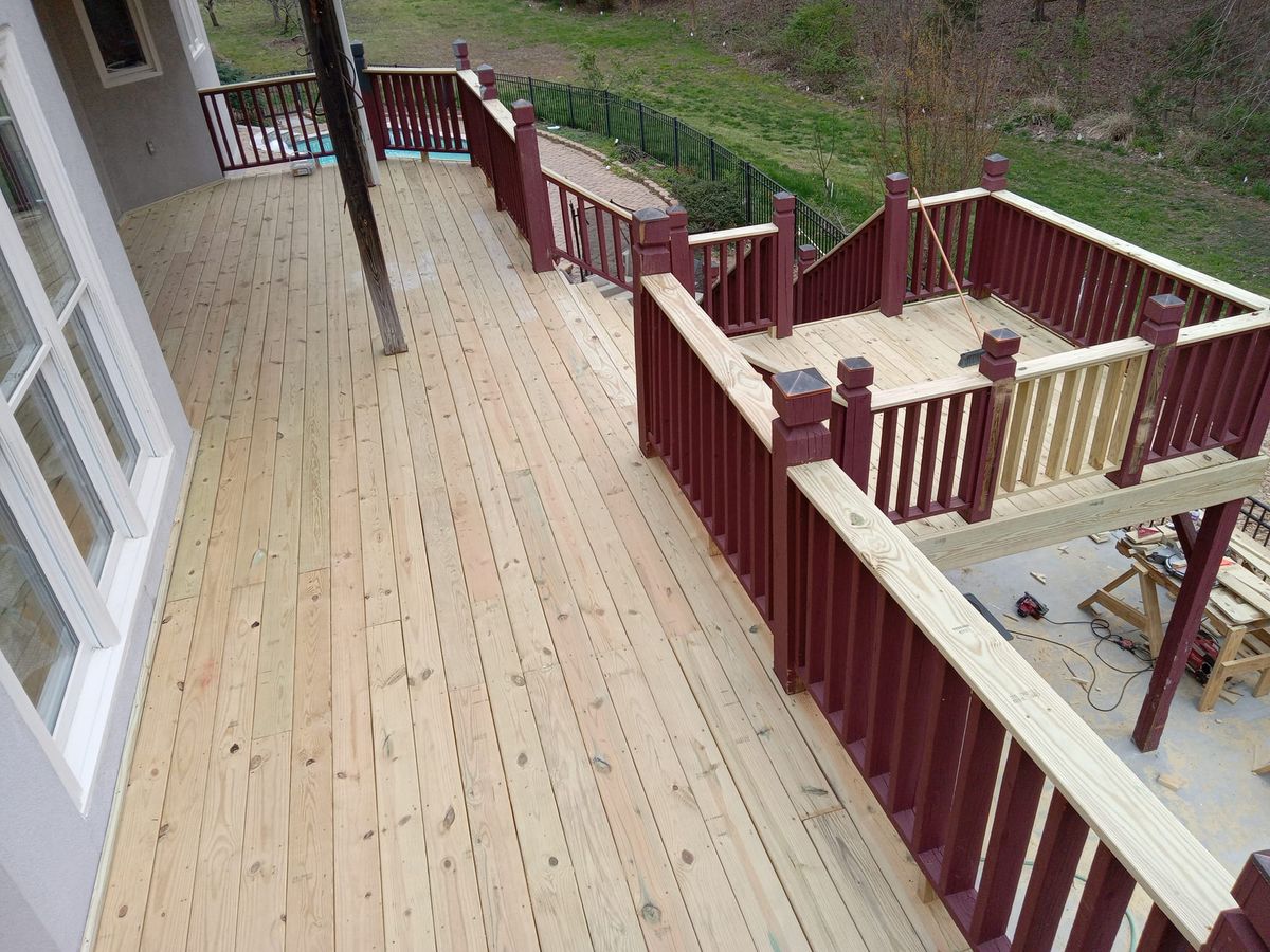 Deck & Patio Installation for Iron Man Construction in Charlotte, NC