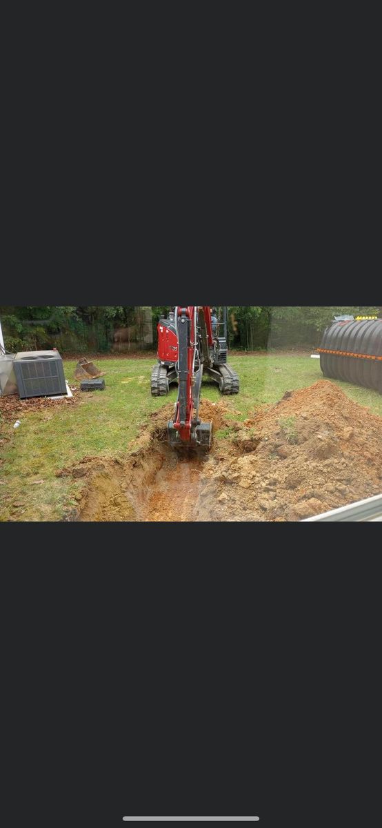 Excavation for Walker Septic & Drain LLC in Chickamauga, GA