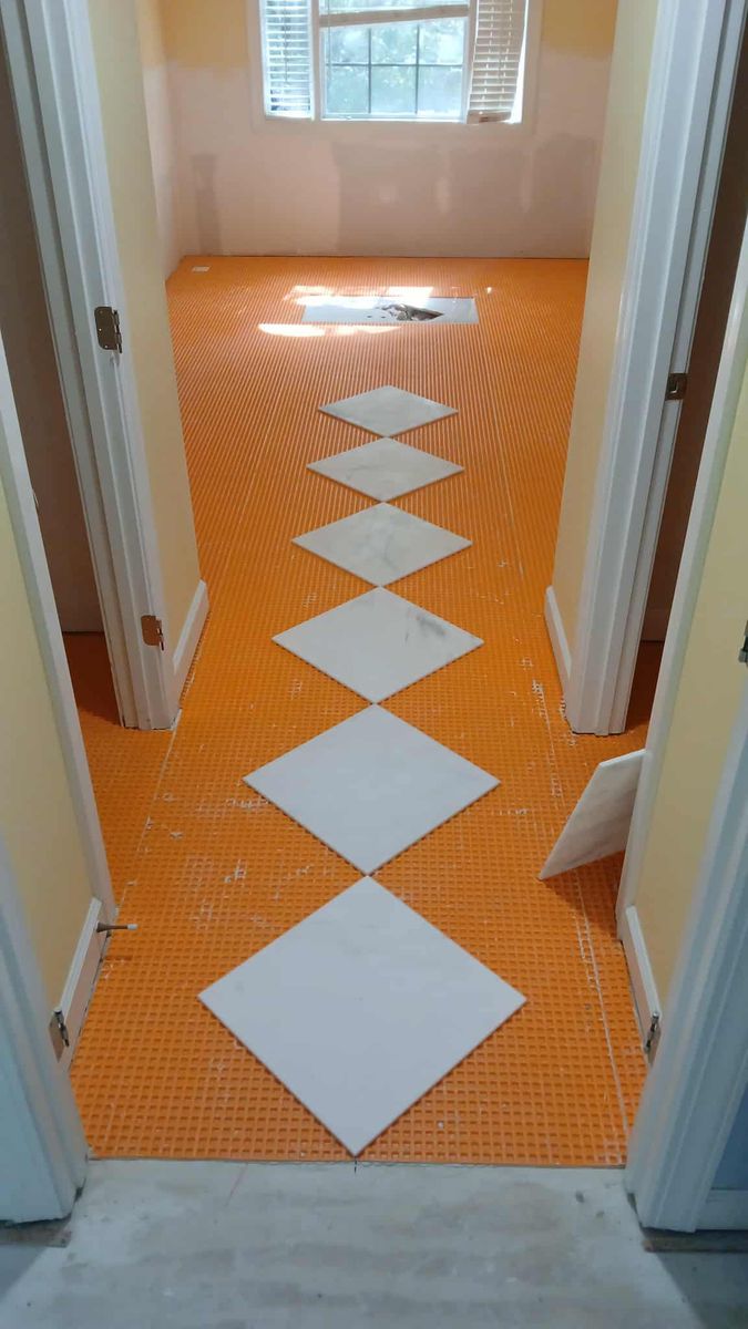 Tile Setting for A-L Tile in Saluda, SC