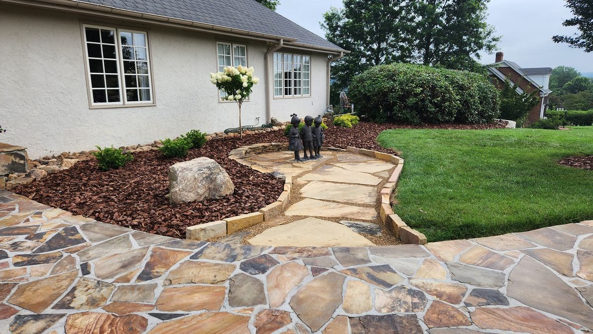 Garden and Planting Plans for Simply Natural Landscape in Abingdon, VA