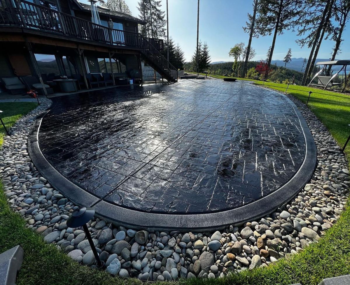 Stamped Concrete for Olmedo Bros Concrete LLC in McMinnville, OR