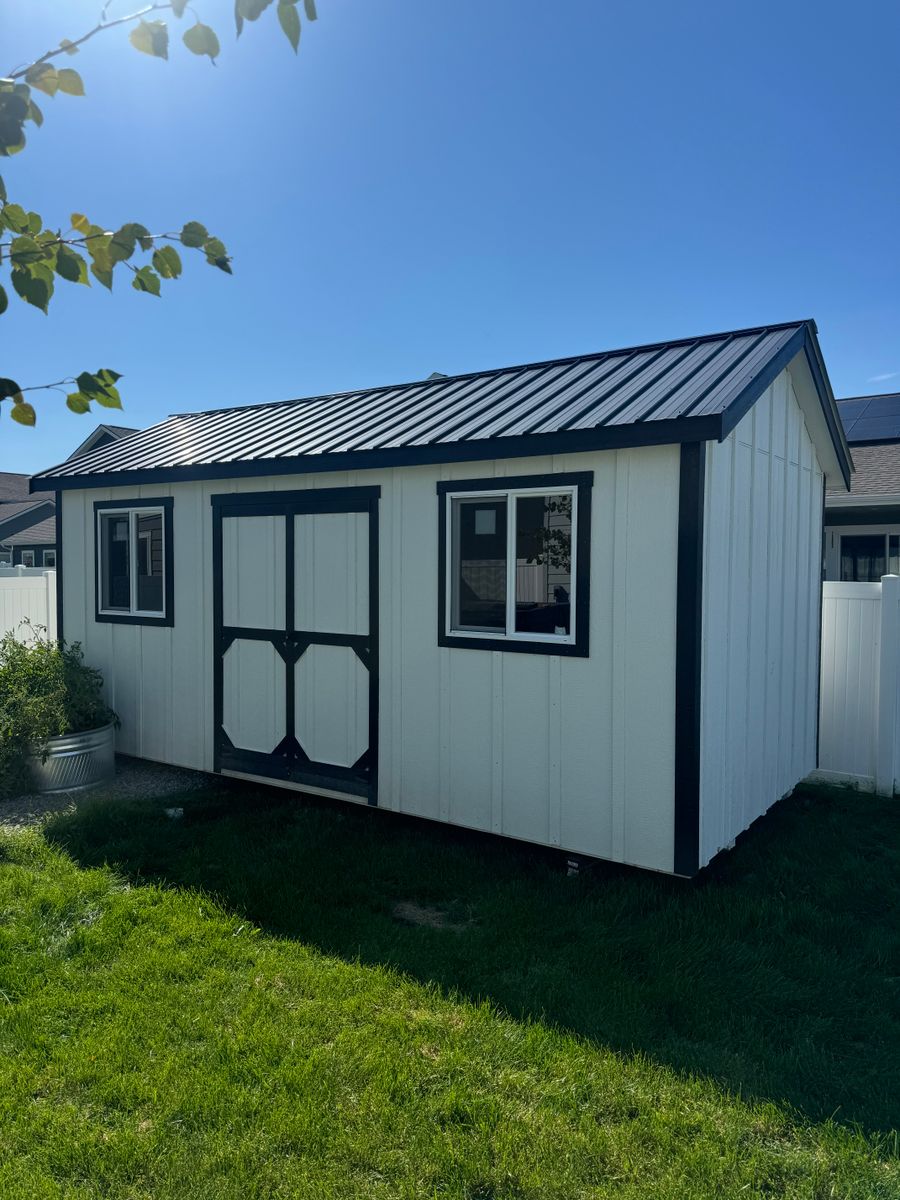 Gable Style Shed for Rocky Mountain Shed Builders in Whitefish, MT