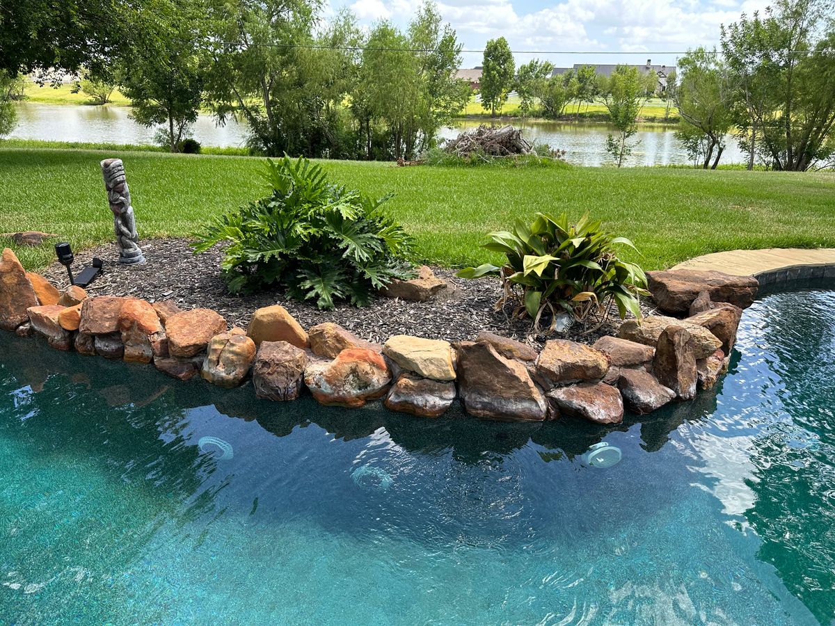 Pool Remodels for Texas Curb N Borders in Houston, TX