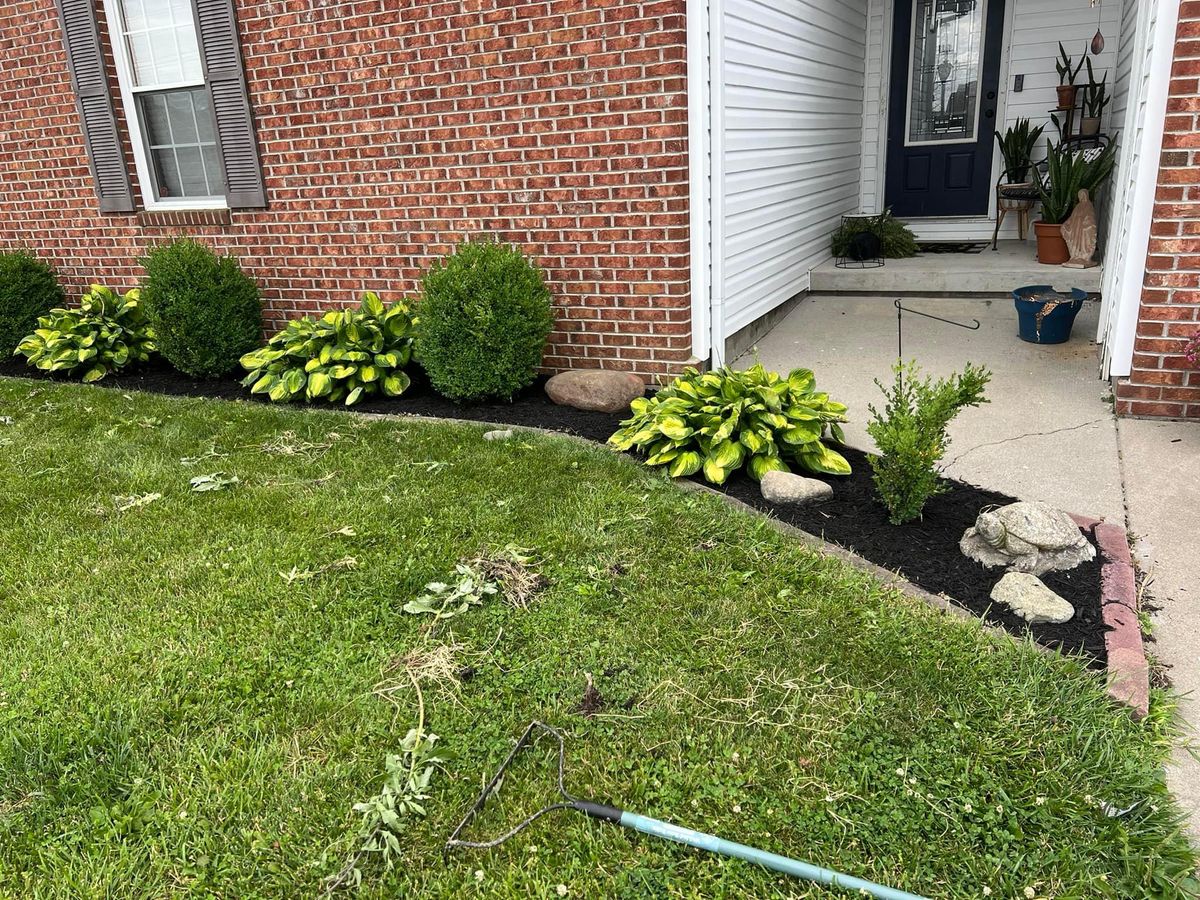 Mulch Installation for Davidson Lawn Care LLC in Greensburg, IN