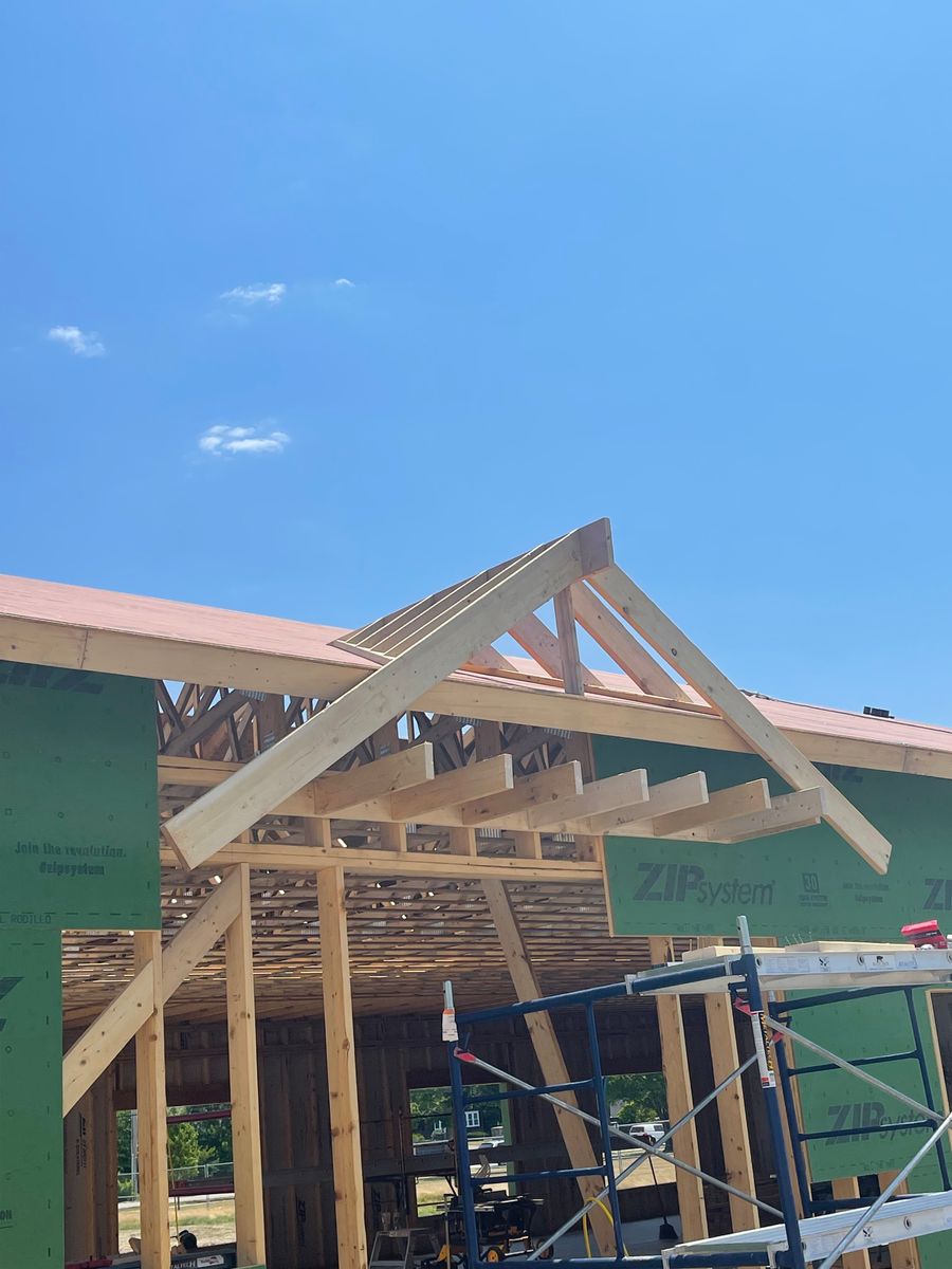 Timber Framed Screen Porches for McKenna General Contracting in Readfield, ME