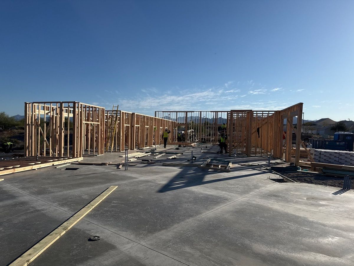 Framing for Ant Farm Construction in Kingman, AZ