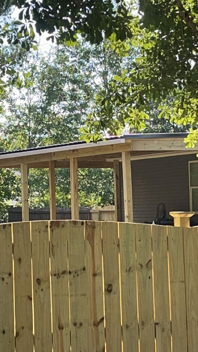 Decking for JB Nealy Fence in Elgin, SC