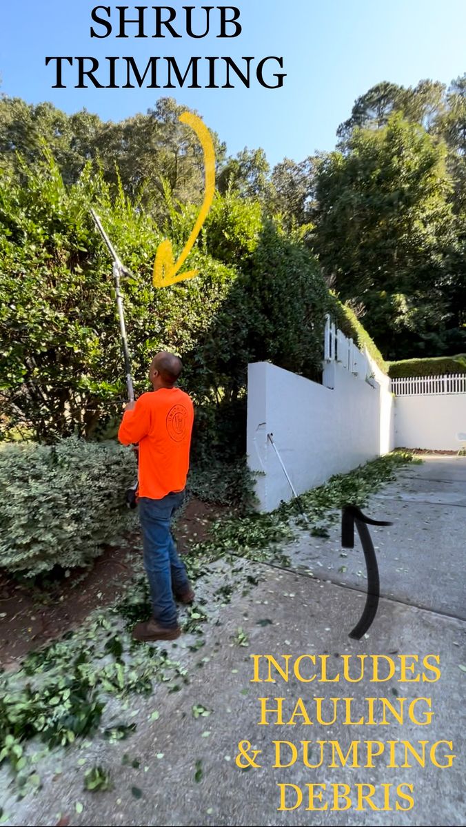 SHRUB TRIMMING for UNION HILL LANDSCAPING in Canton, GA