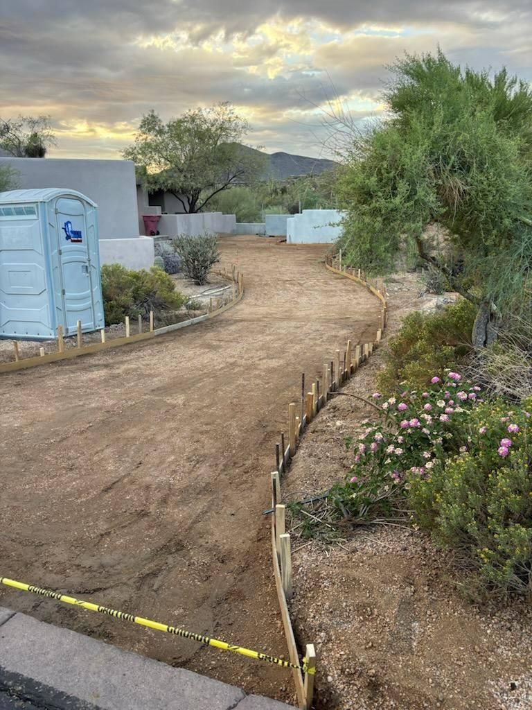 Sidewalk and Driveway Installation for Rockin Custom Concrete  in Litchfield Park, AZ