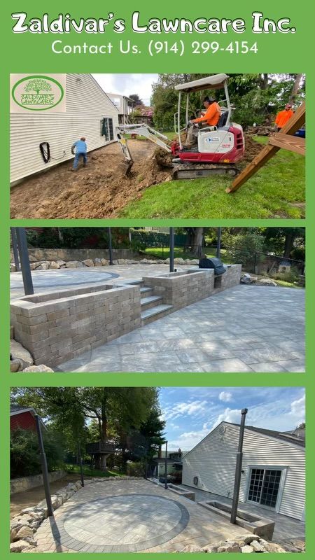Patio Design & Construction for Zaldivar’s Lawn Care INC  in Peekskill, NY