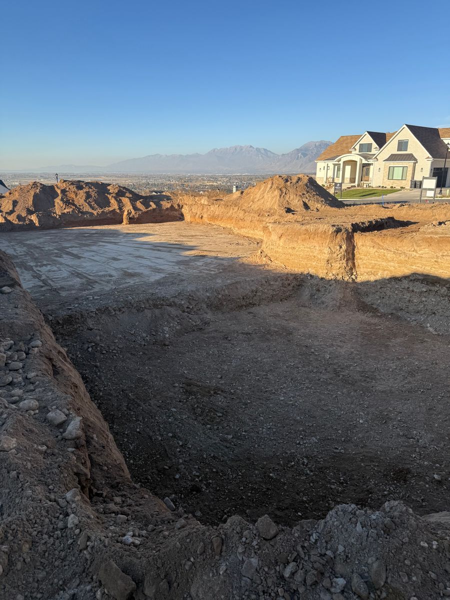 Site Preparation for Premier Rockwall & Excavating in Utah County, UT