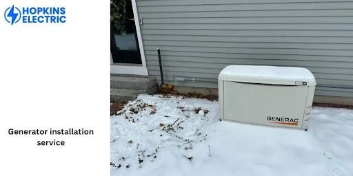 Generator Install for Hopkins Electric in Taunton, MA