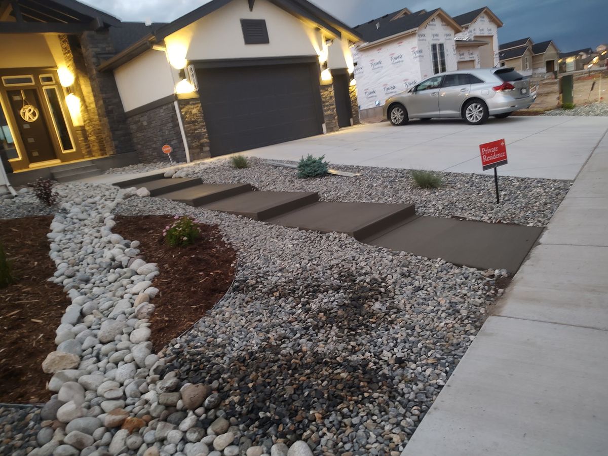 Curbs for J and Son Colorado Concrete in Colorado Springs, CO