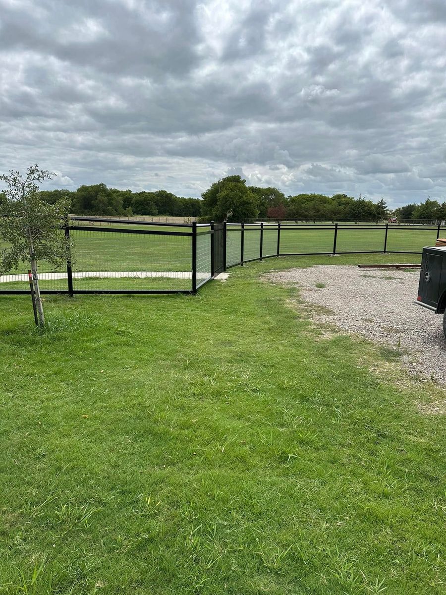 Wrought Iron Fencing for Faith Fence and Fabrication Inc. in Gunter, TX