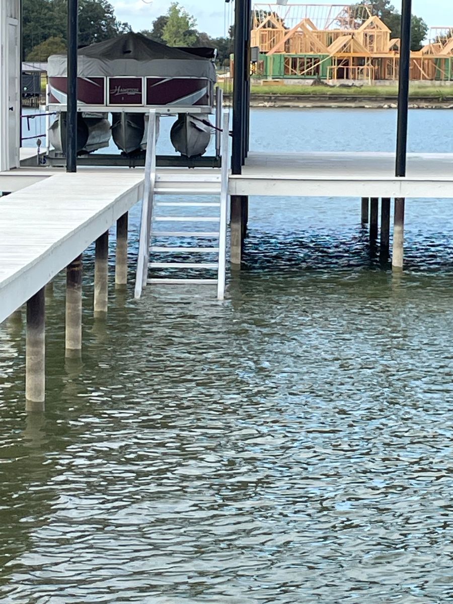 Lake Steps for BR Construction LLC in Corsicana, TX