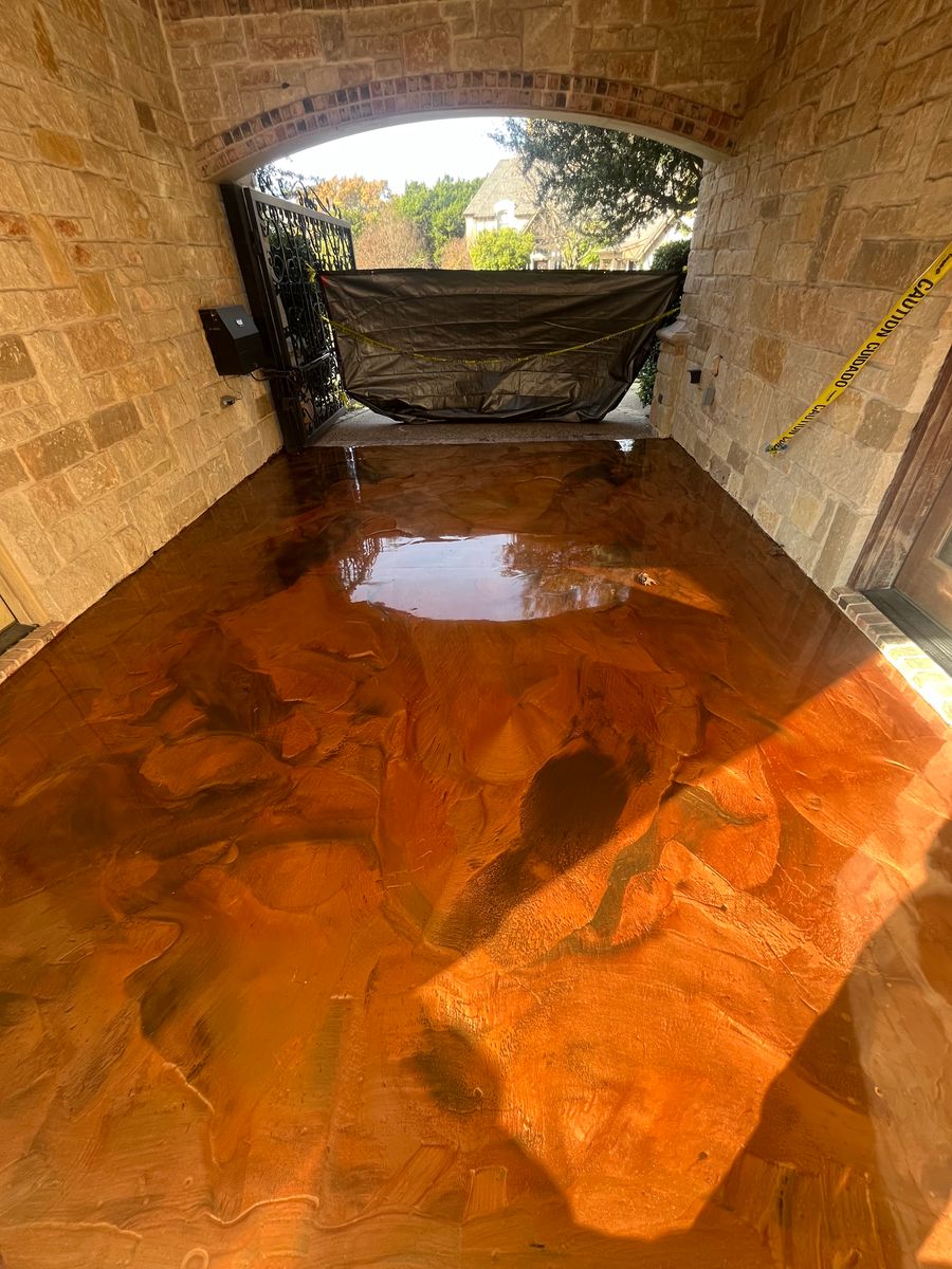 Metallic Epoxy Flooring for VantaCoat Surfaces in Grand Prairie, TX