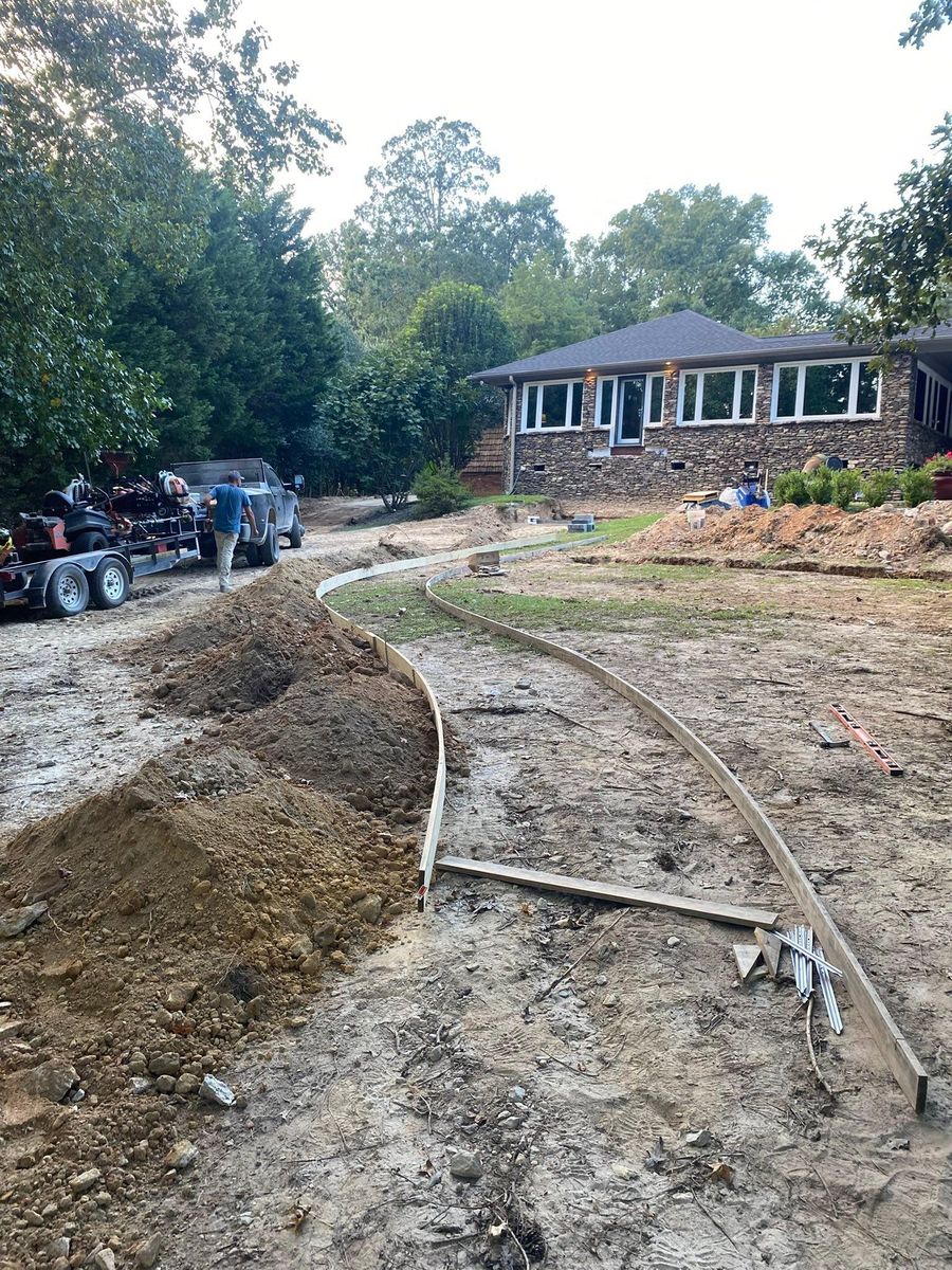 Concrete Slab Construction for Big League Concrete and Grading in Batesburg-Leesville, SC