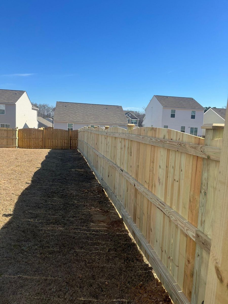 Fence Installation for JB Nealy Fence in Elgin, SC