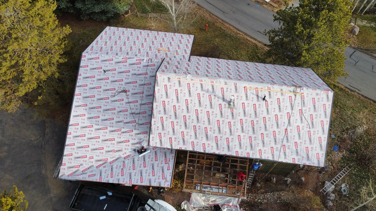 Roofing Installation for R.E.D Construction in Steamboat Springs, CO