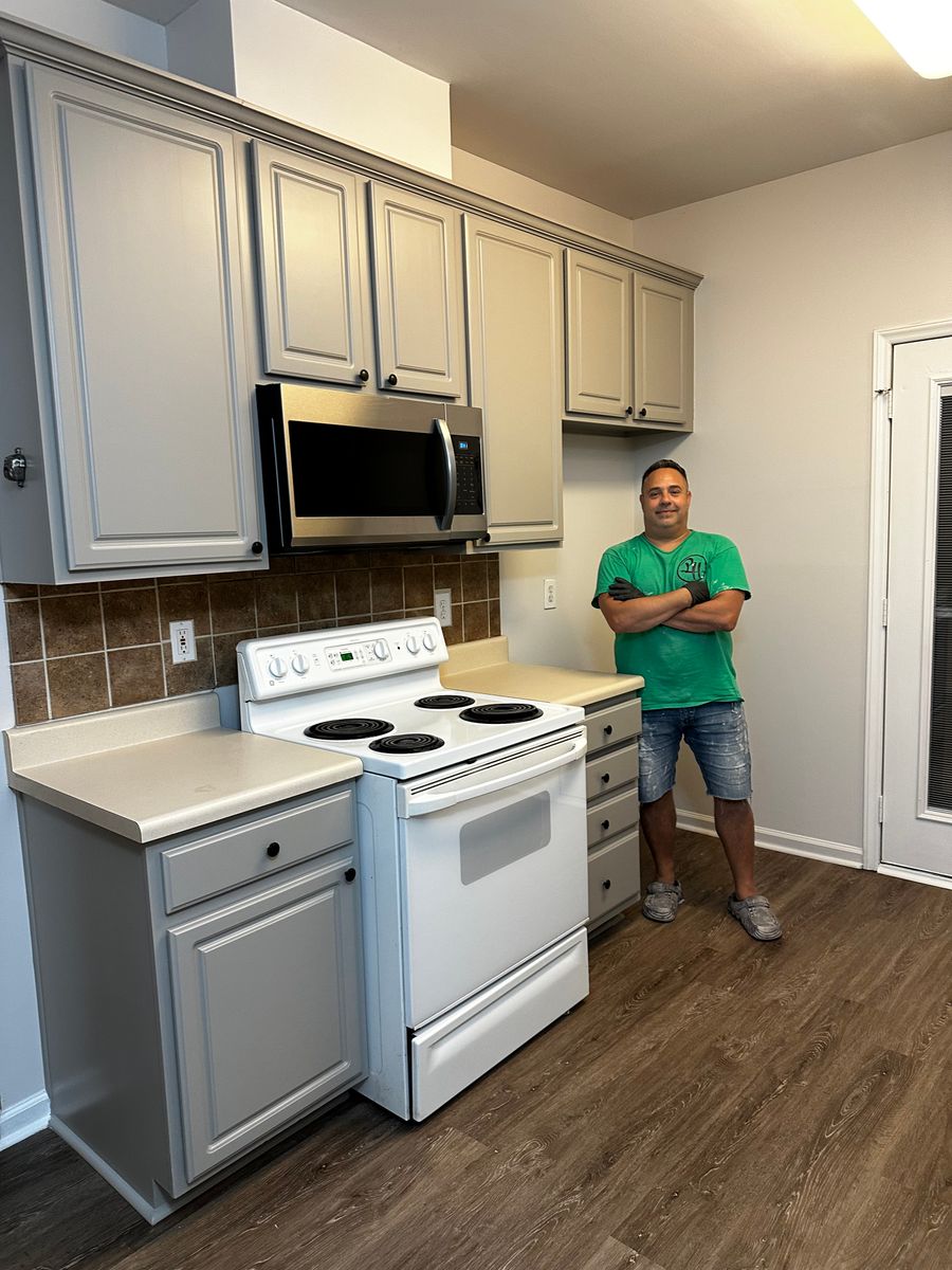 Kitchen and Cabinet Refinishing for Paintway to Heaven in Raleigh, NC