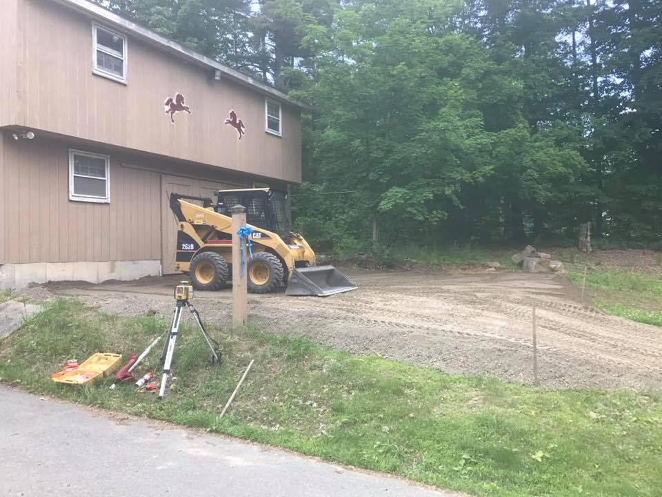 Skid Steer Work for CM Smith Trucking in Townsend, MA