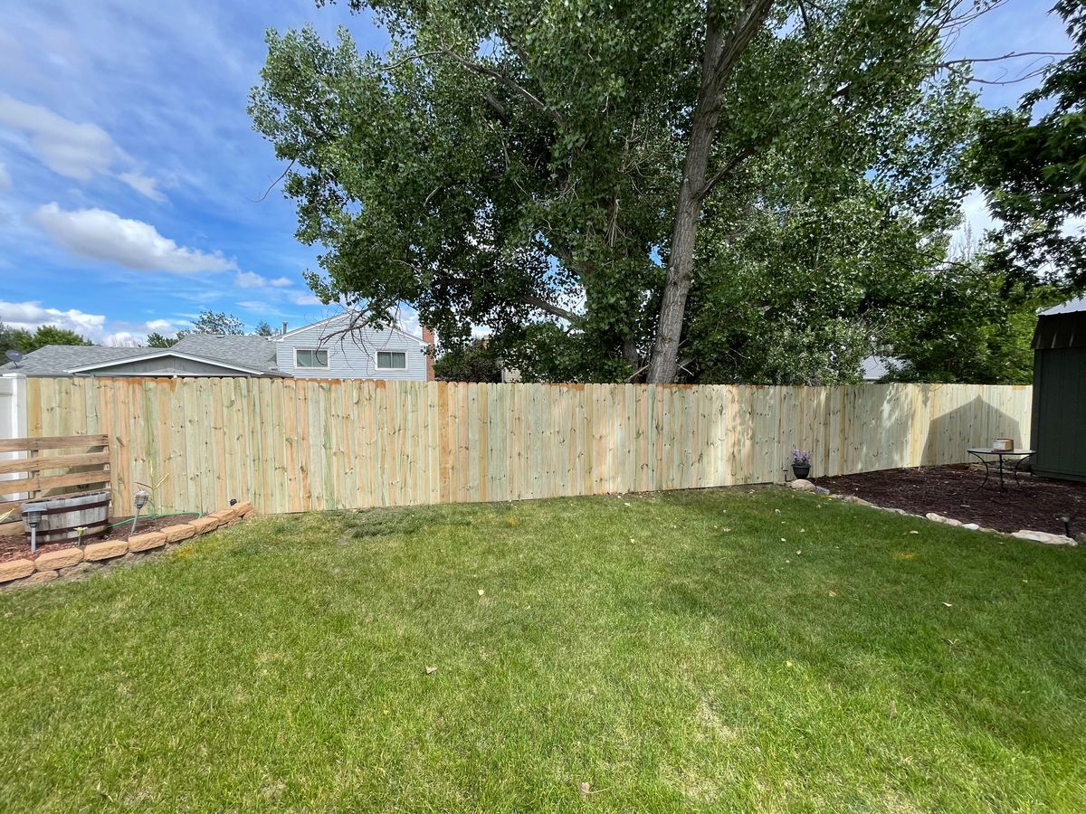 Fence Installation for DS Industries in Gillette, WY