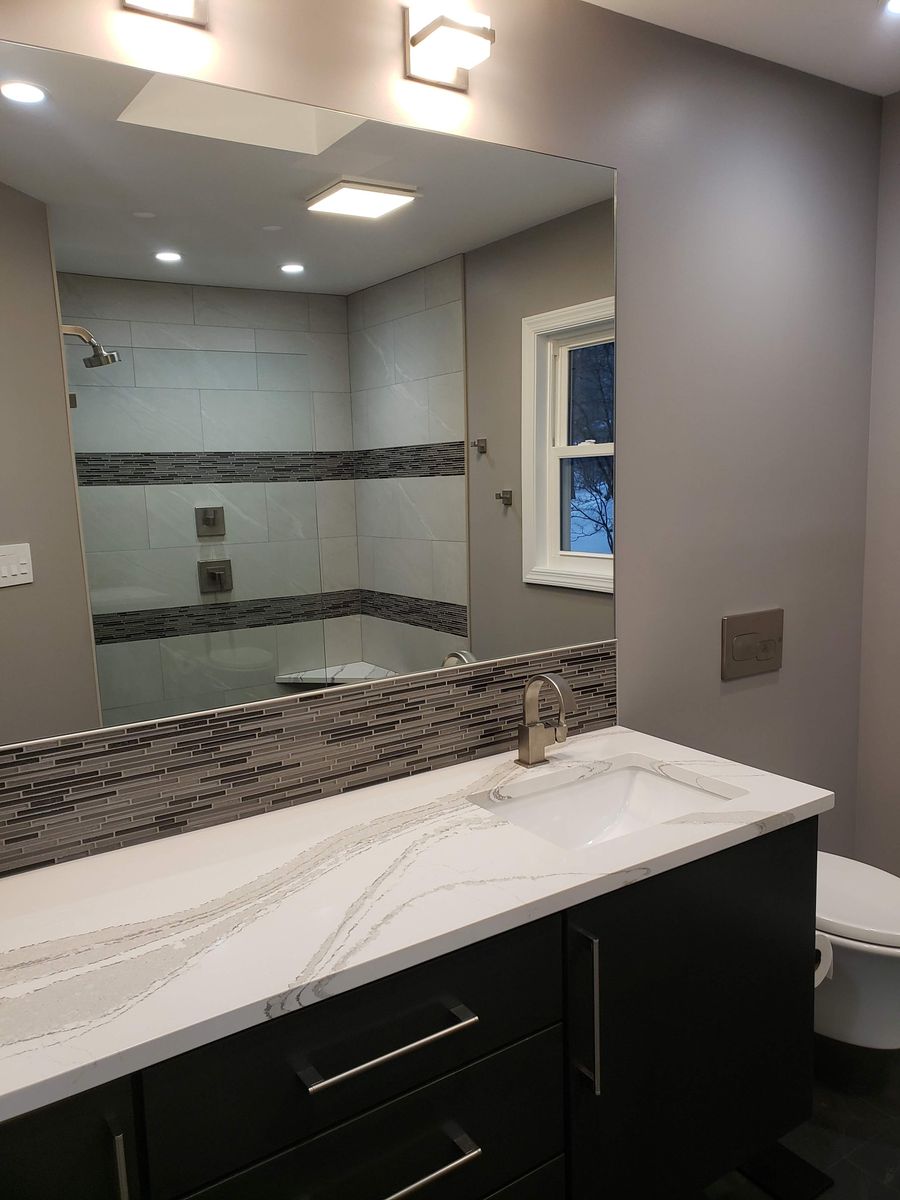 Bathroom Renovation for Demary Construction in Plattsburgh, NY