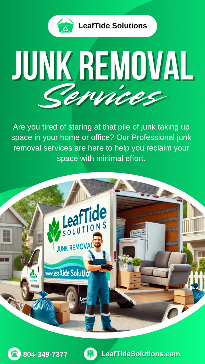 Junk Removal for LeafTide Solutions in Richmond, VA