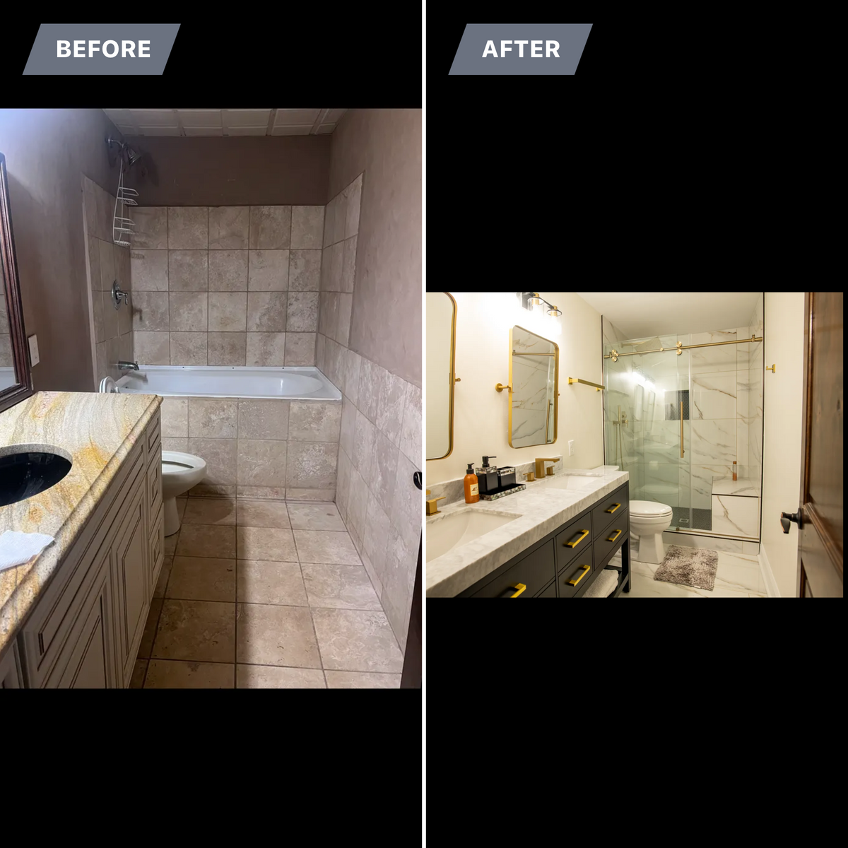 Bathroom Renovation for Stellar Contracting in Atlanta, GA