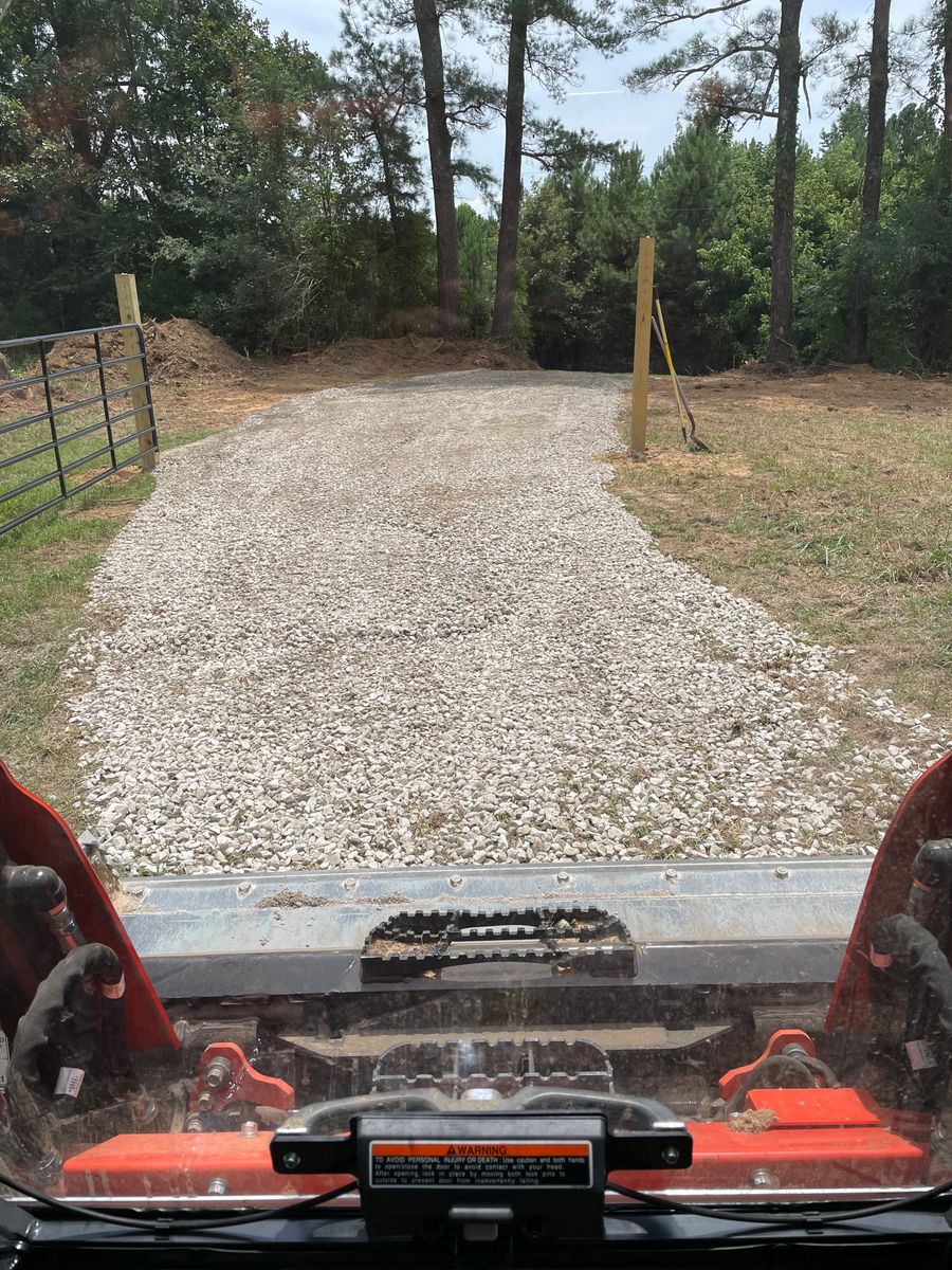 Driveway Construction for Gibby's Home and Land Services in Memphis, TN