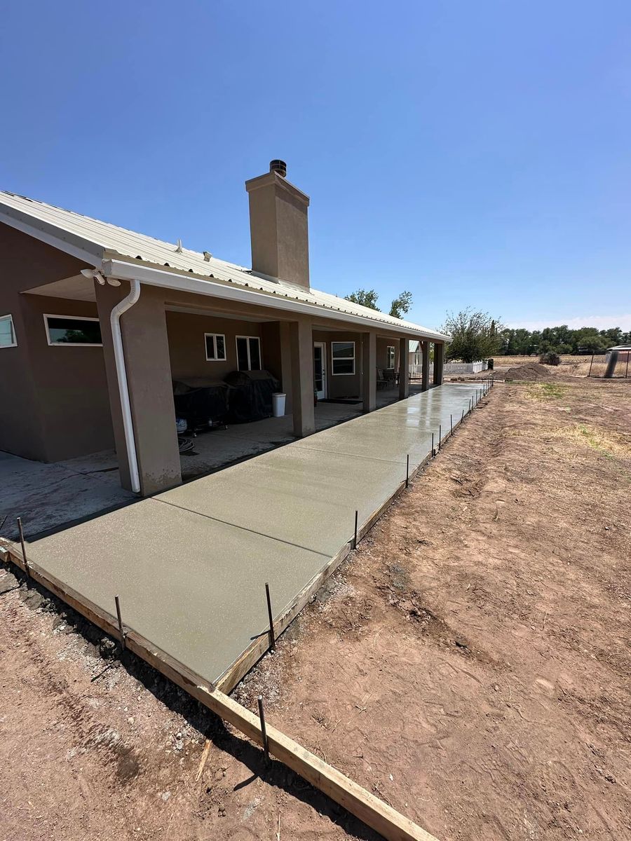 Patio Design & Installation for American Concrete Placement in Camp Verde, AZ