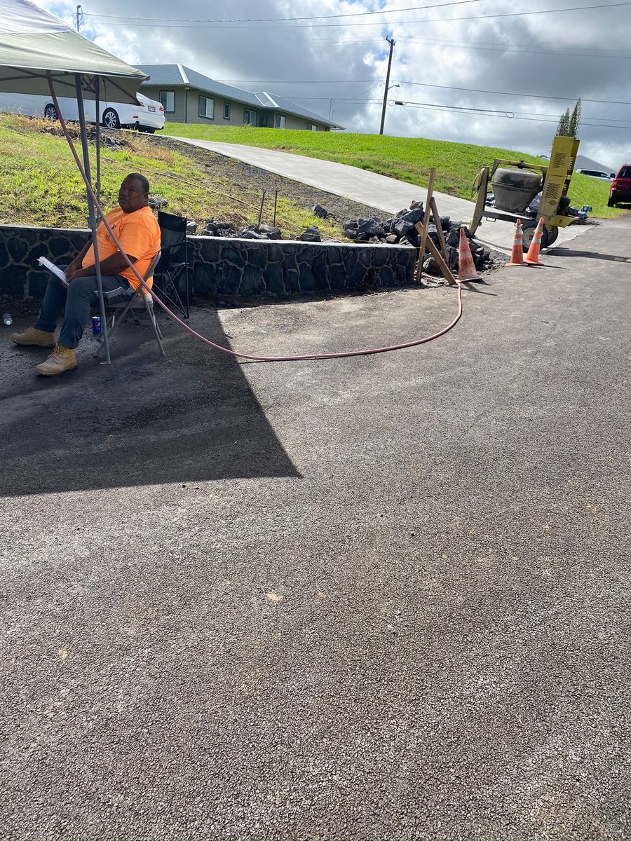 Rockwall Construction for Pita’s Masonry in Hilo, HI