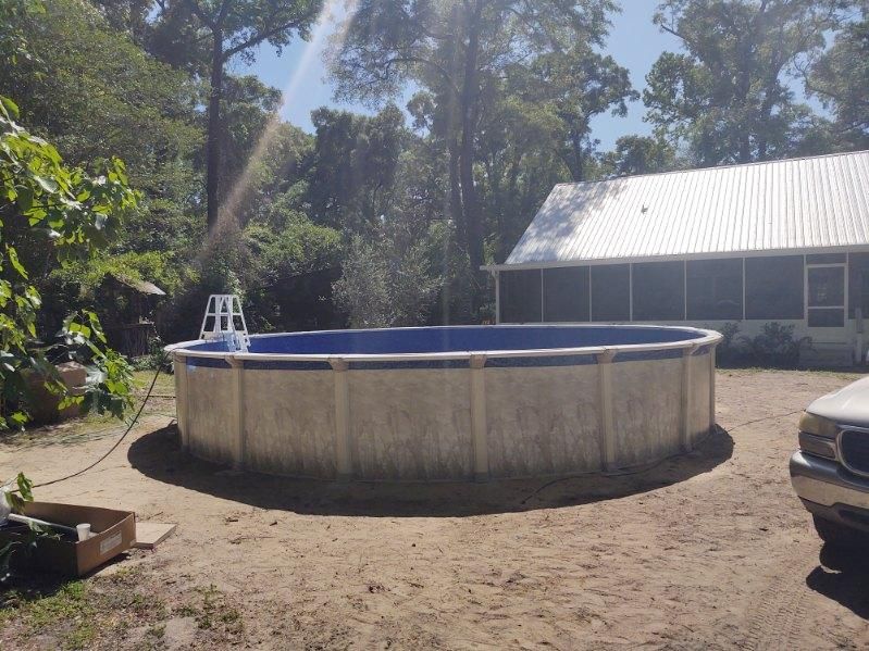 Above Ground Pool Installation for Down & Dirty Pool Service in Crawfordville, FL