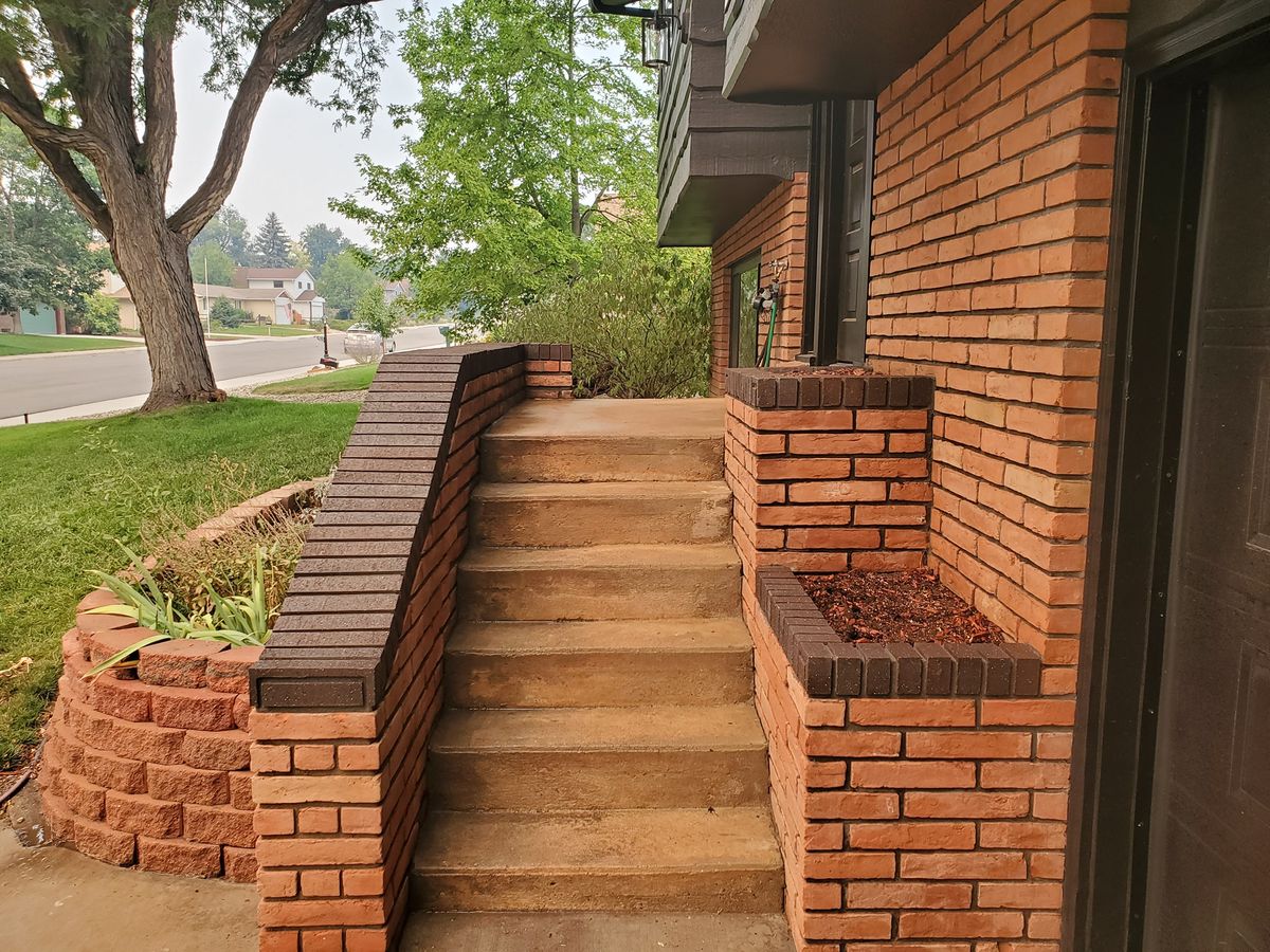 Step Installation for C. POWERS MASONRY in Loveland, CO