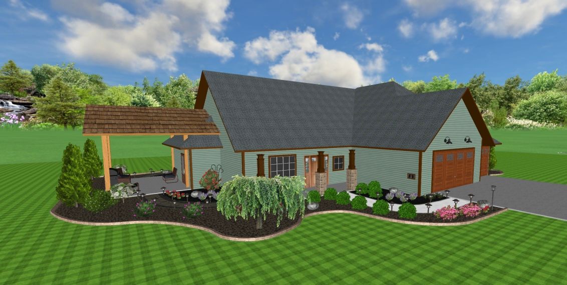 Landscape / Landscape Design for T.N.T Lawn Care, LLC in Wolcottville, IN