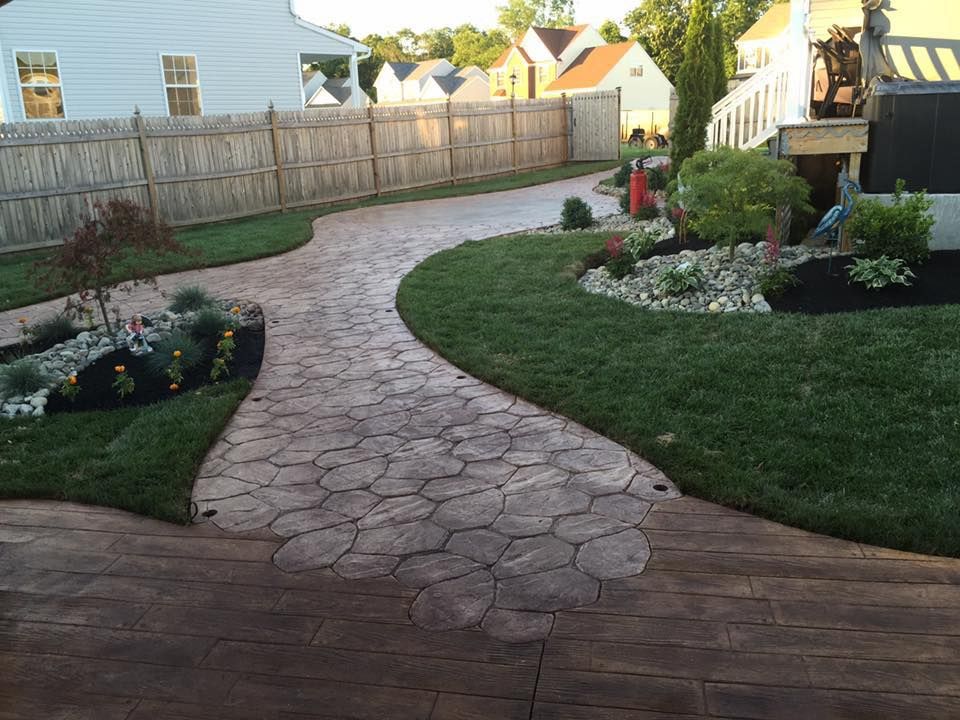 Sidewalk Installation for Unique Concrete LLC in Bridgeton, NJ