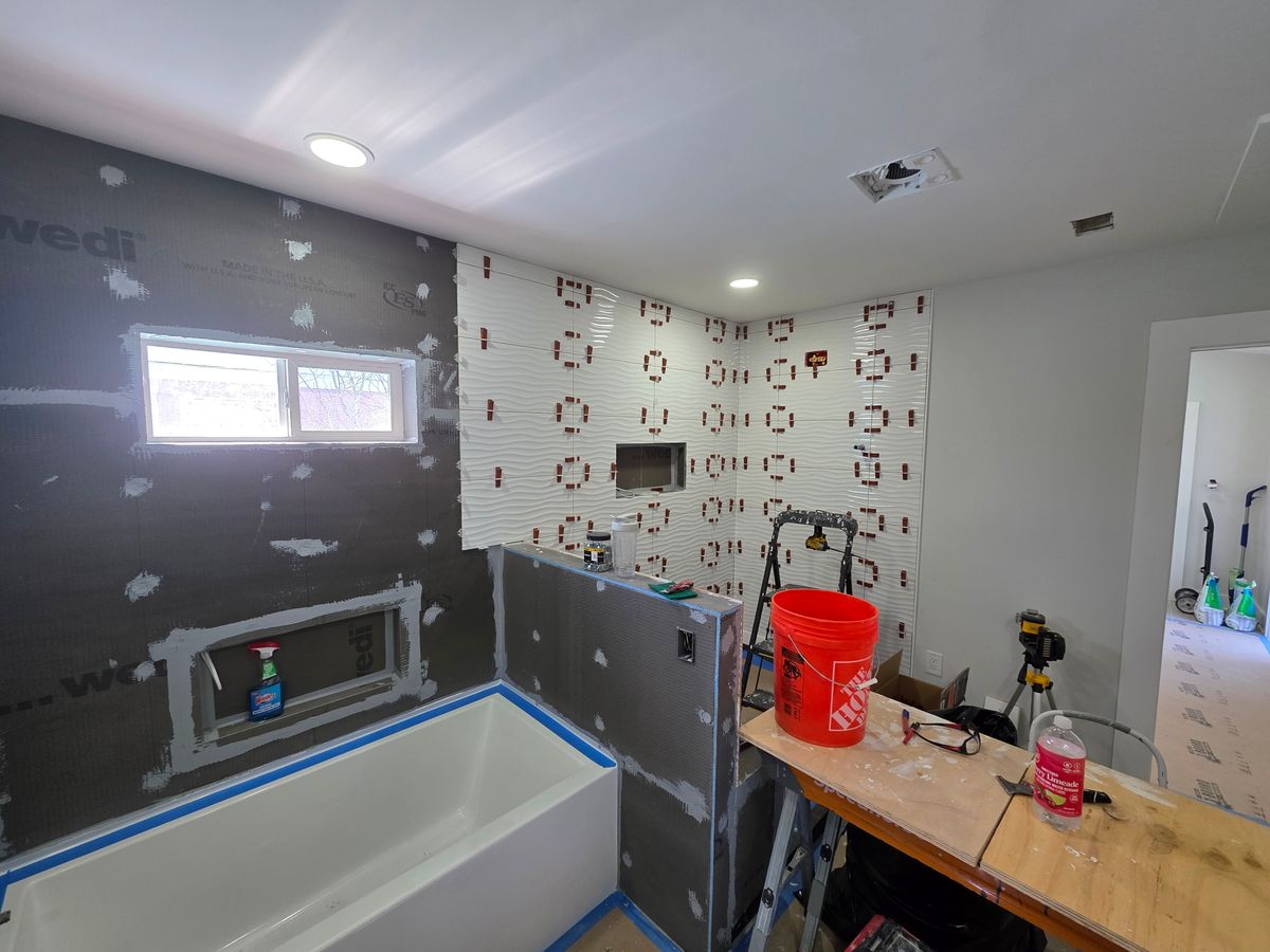 Tile Installation for GVL Renovations in Greenville, SC