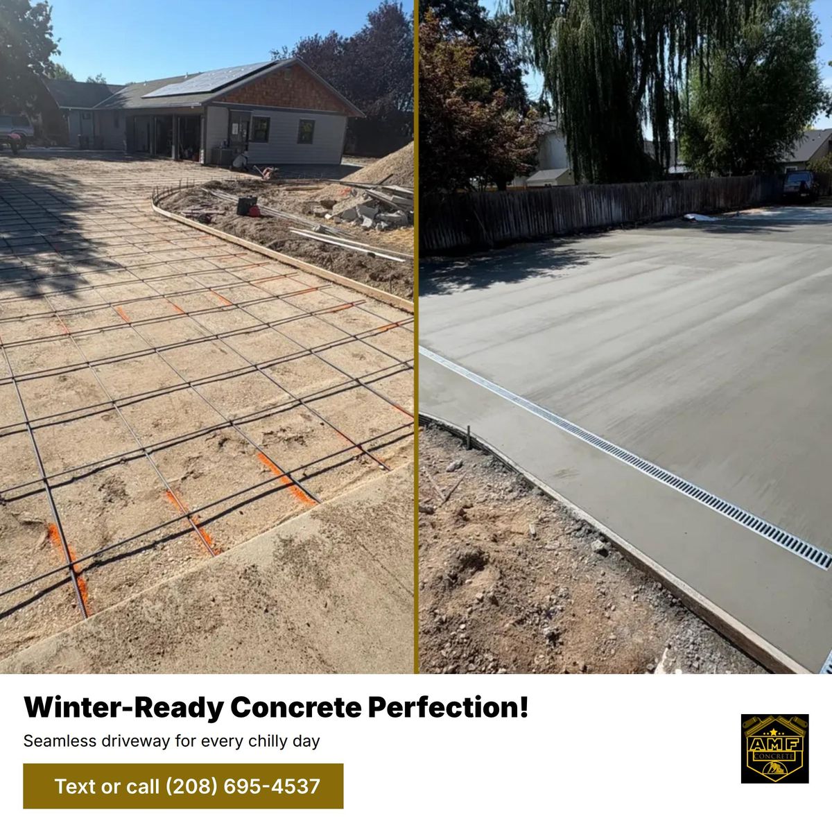 Sidewalk Installation for AMF Concrete Construction in Boise, ID