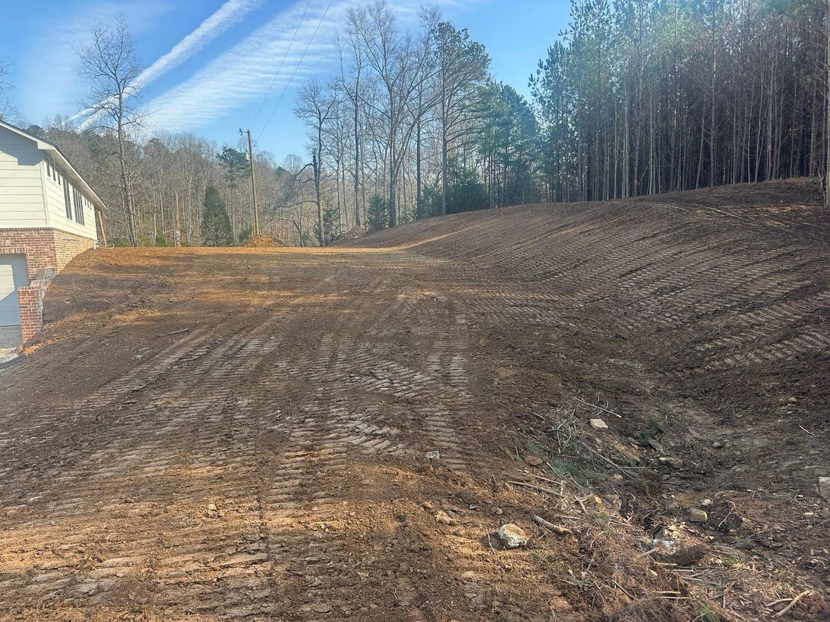 Land Grading for DC Construction Company LLC in Clanton, AL